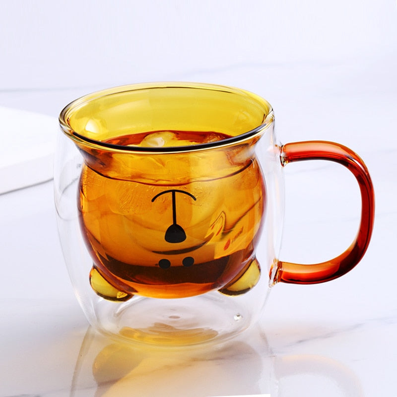 Ultimate SwearBear Glass Handled Coffee Mug W/ Bamboo Lid & Straw – Bella  Fox & Co.