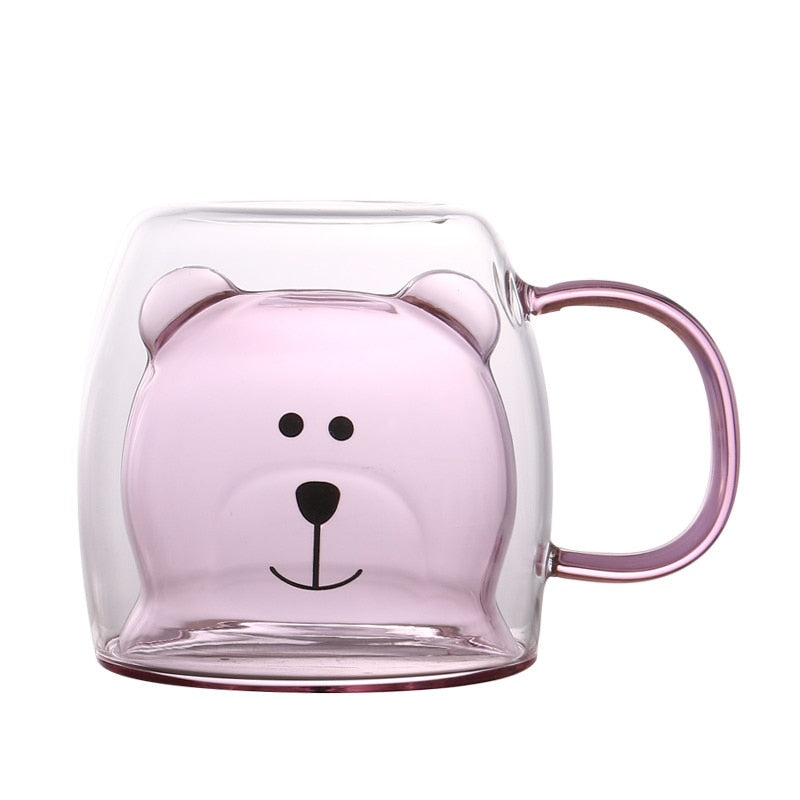 Emerge Pink Rabbit Cute Glass Mug – Emergestores
