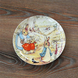 rabbit flat plate snack plate