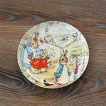 rabbit flat plate snack plate